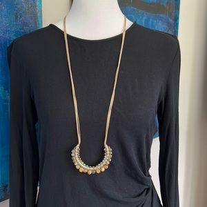 NWOT Anthropologie Gold Necklace